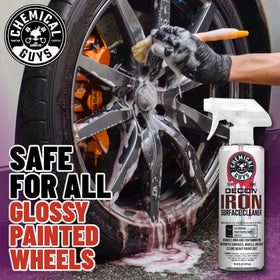 Chemical Guys Decon Pro label and texture detail, professional-grade formulation visible