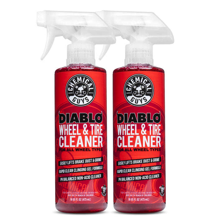 Chemical Guys Diablo front packaging showing two 16 oz bottles and label benefit