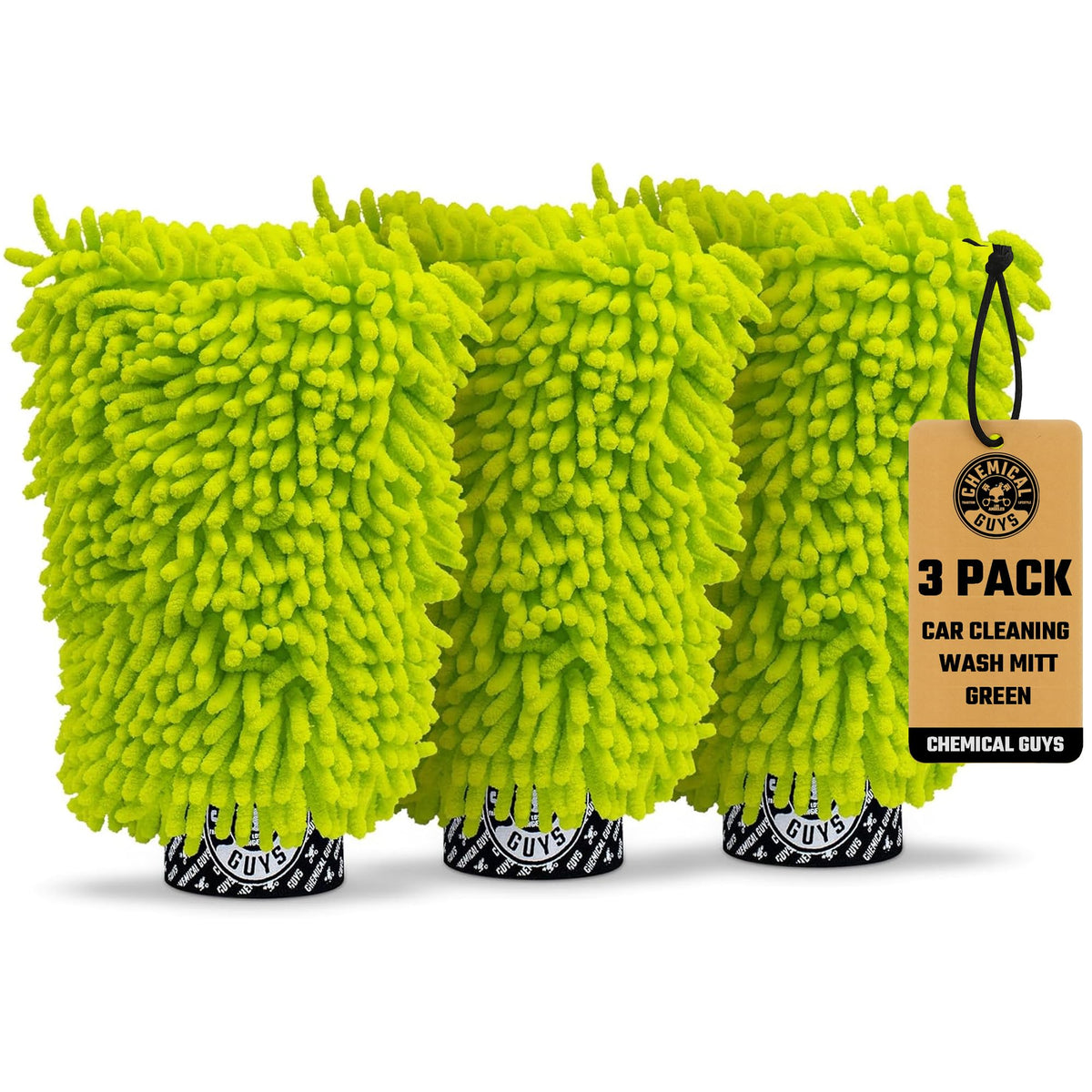 Chemical Guys Dually front view showing plush chenille for safer washing