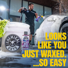 Chemical Guys pouring wash concentrate with measured control and no waste