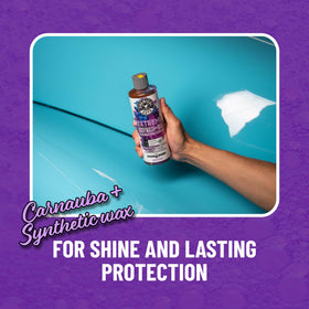Chemical Guys foam cannon spraying clingy foam for safer, deeper cleaning