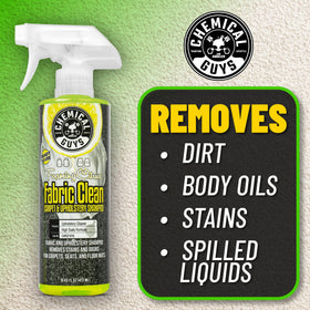 Chemical Guys foam texture close-up lifting dirt for faster stain removal