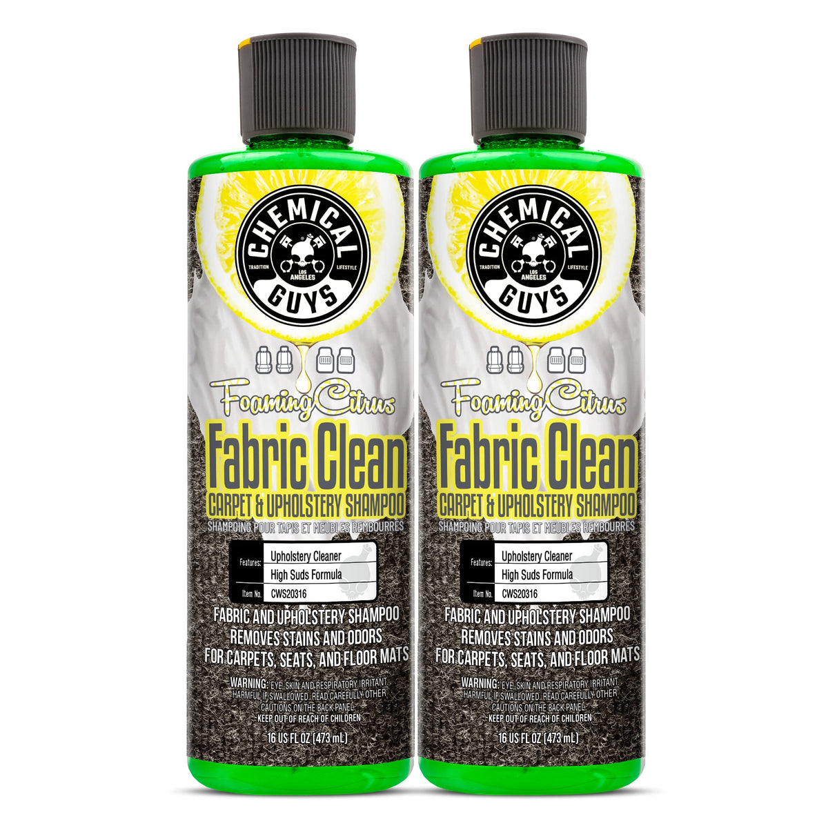 Chemical Guys front label showing product name and citrus scent benefit