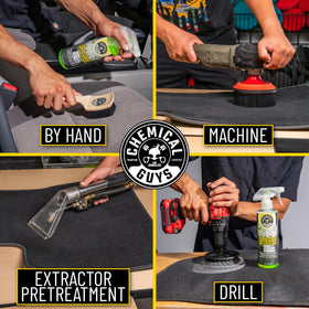 Chemical Guys label detail with ingredient info for confident product choice
