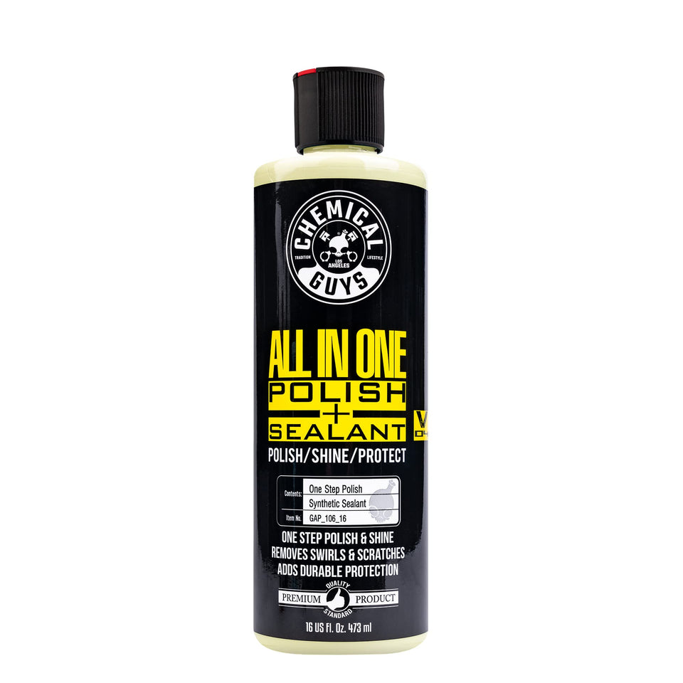 Chemical Guys front bottle shot showing label and convenient size for detailers