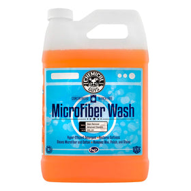 Chemical Guys front view of gallon bottle showing product and size benefit