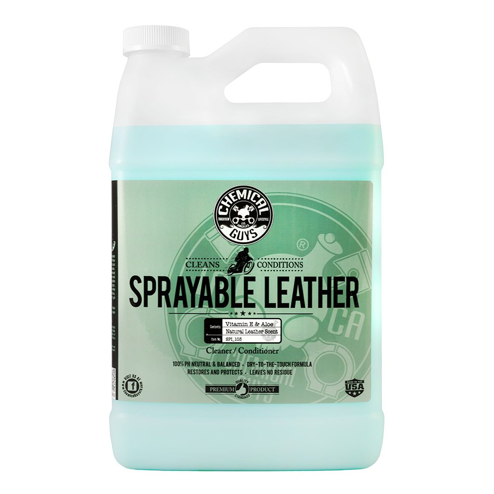 Chemical Guys front label on gallon bottle showing product name and benefit