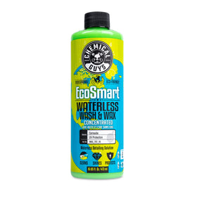 Chemical Guys bottle front label showing product details and benefits