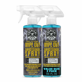 Chemical Guys front label on two 16 oz bottles showing product name and benefits
