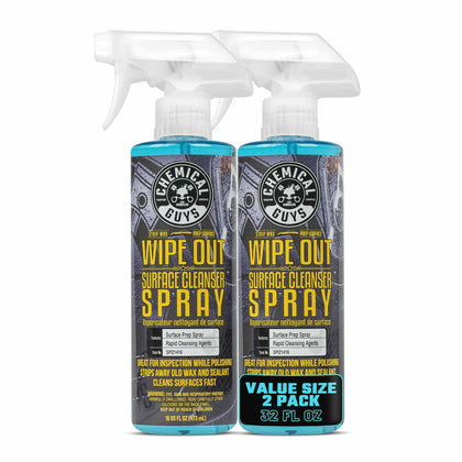 Chemical Guys front label on two 16 oz bottles showing product name and benefits