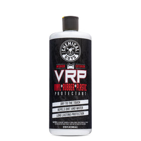 Chemical Guys bottle front label showing product and size benefit