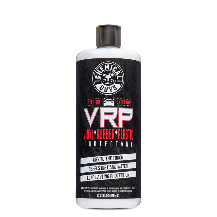 Chemical Guys bottle front label showing product and size benefit