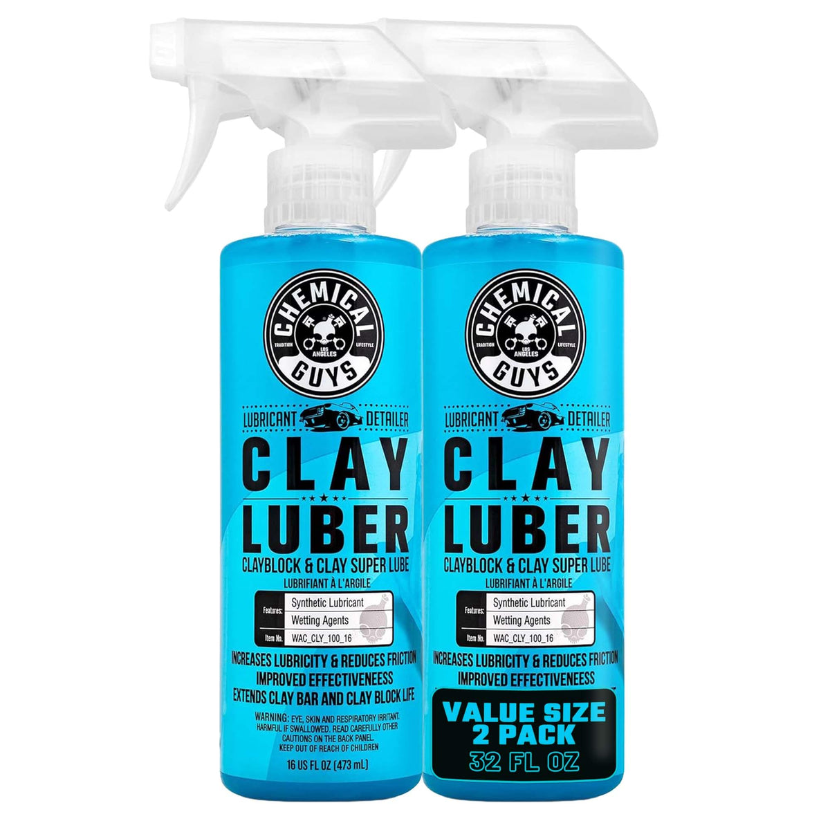 Chemical Guys front label bottle pair showing product and convenience