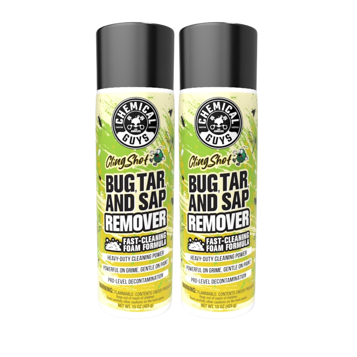 Chemical Guys front packaging two-can pack showing product benefits
