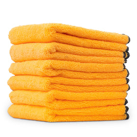 Chemical Guys front pack showing gold microfiber towels and professional detailing value