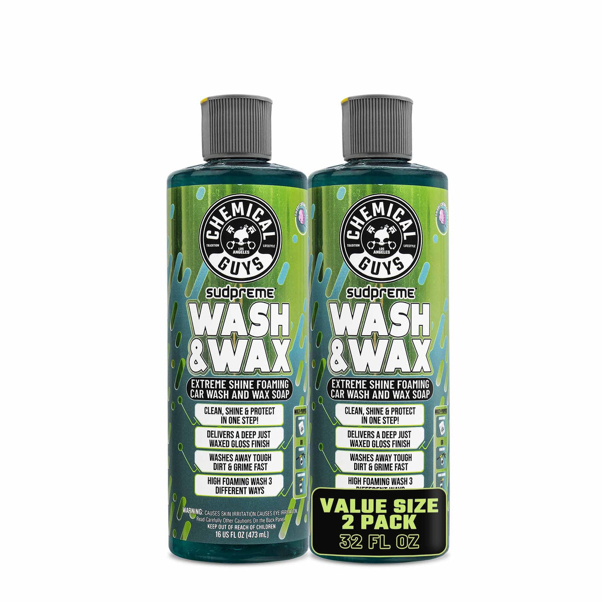 Chemical Guys front packaging showing product and quick benefit of shine