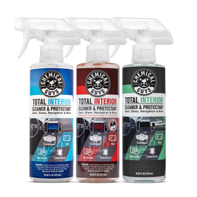 Chemical Guys front packaging showing bottle and scent label, clean results
