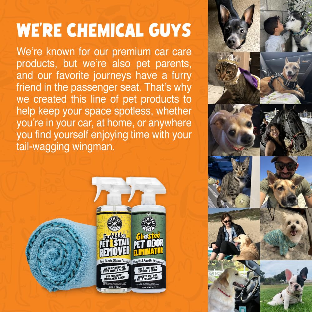 Chemical Guys Furrocious towel in bathroom setting ready for pet grooming