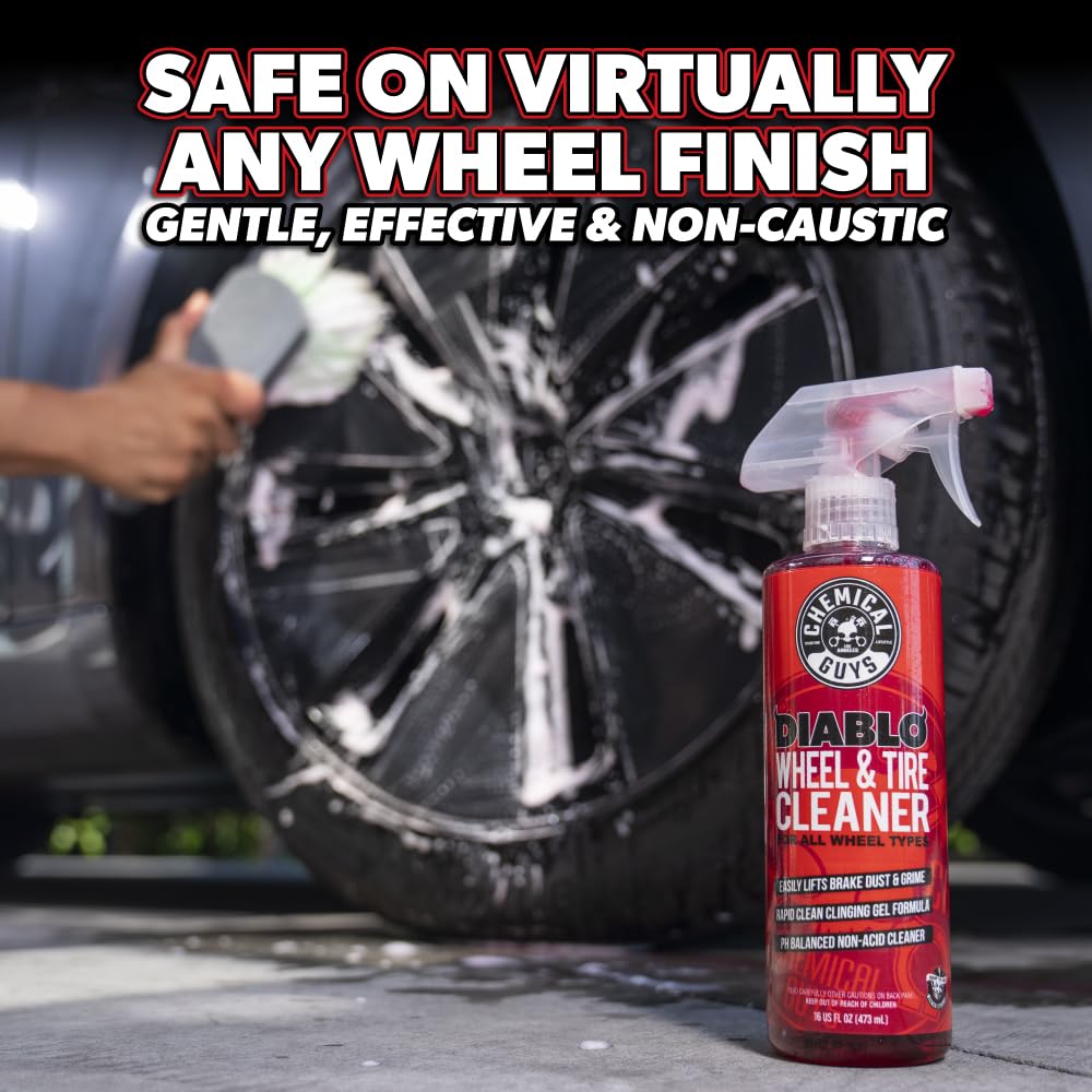 Chemical Guys 32 oz bottle held in hand to show size and convenient portability for home detailers