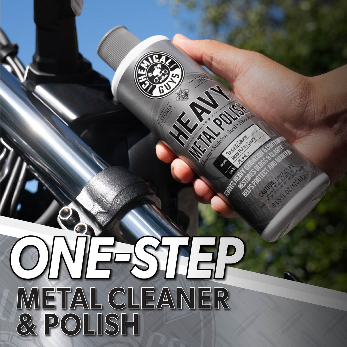 Chemical Guys polish texture on applicator displaying smooth cutting action