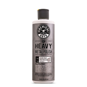 Chemical Guys bottle front label showing product branding and use benefits