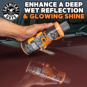 Chemical Guys application pad applying wax for even coverage and easier buffing