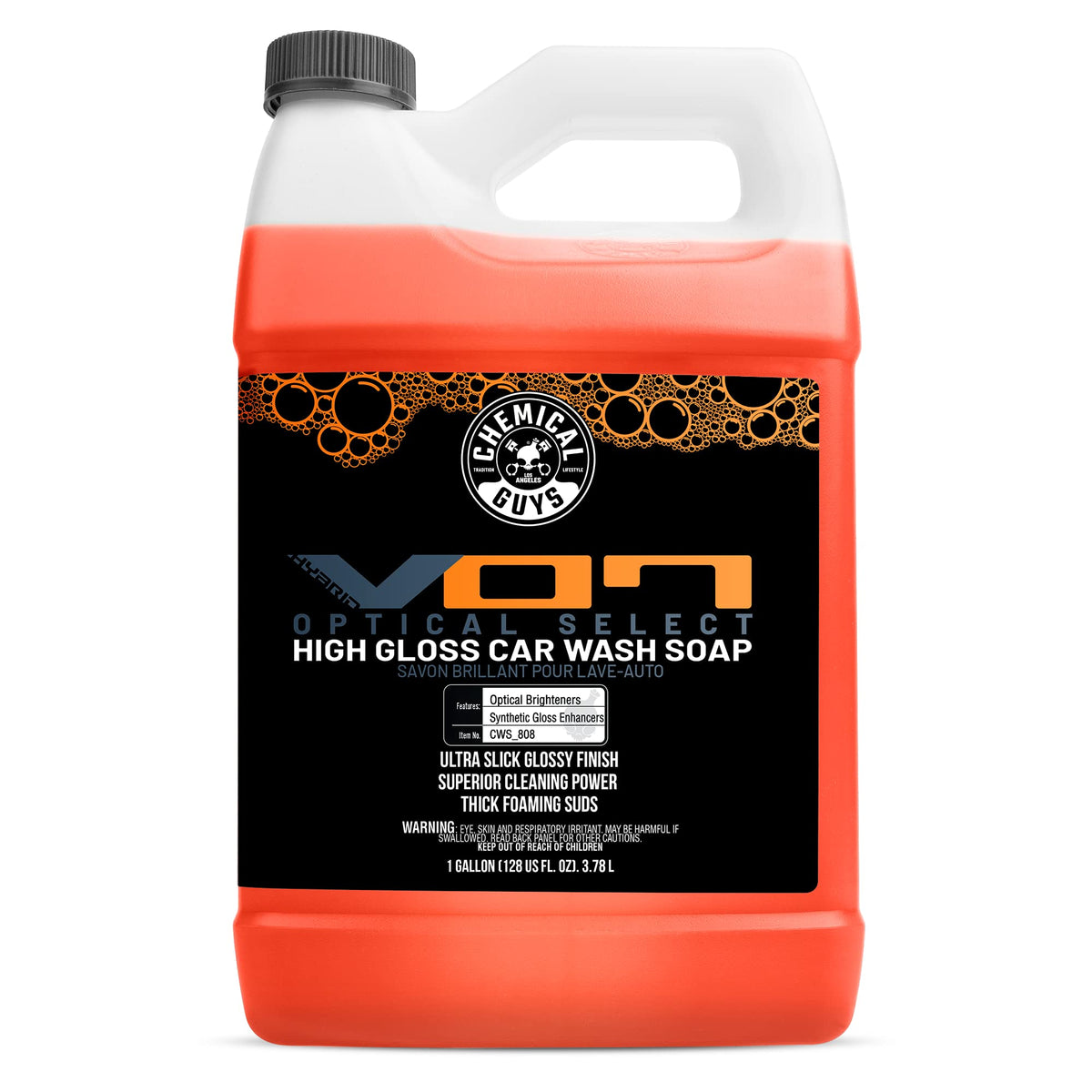 Chemical Guys Hybrid V7 front label showing product identity and benefits