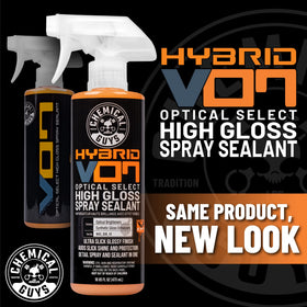 Chemical Guys Hybrid V7 one-gallon bottle next to hand for size and value