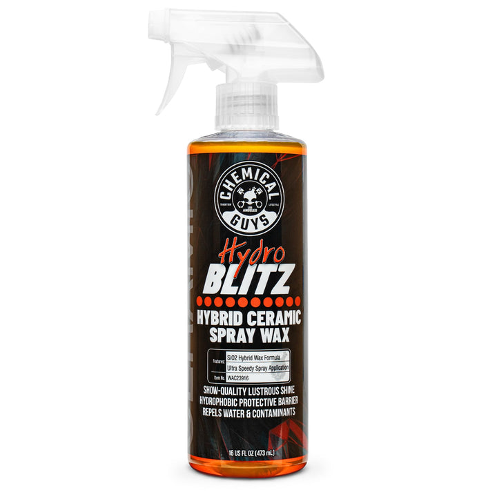 Chemical Guys HydroBlitz front bottle showing label and quick-use benefit