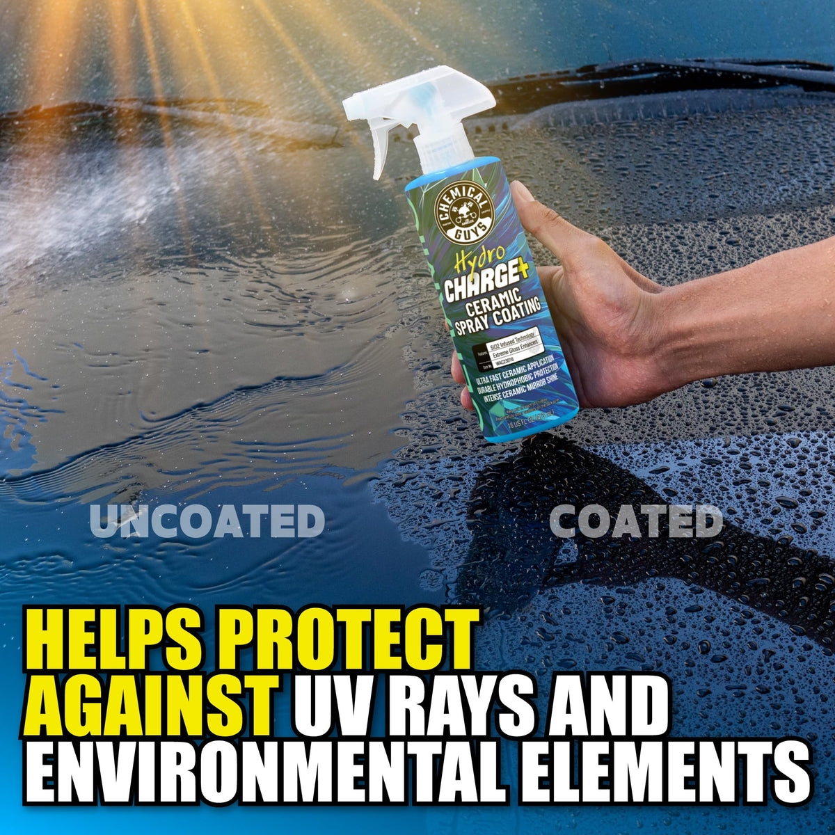 Chemical Guys HydroCharge close-up of formula texture demonstrating glossy finish