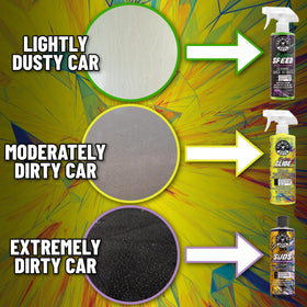 Chemical Guys HydroGlide used in driveway detailing for fast waterless maintenance benefit