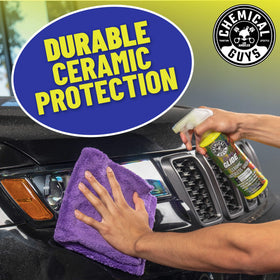Chemical Guys HydroGlide being wiped with microfiber towel delivering scratch-free removal