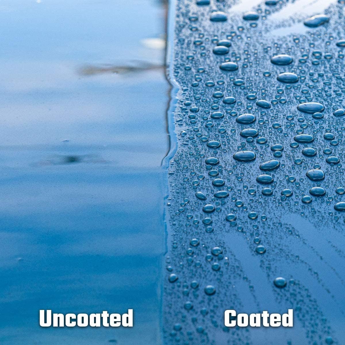 Chemical Guys Hydroslick texture close-up revealing glossy film for clearer reflections