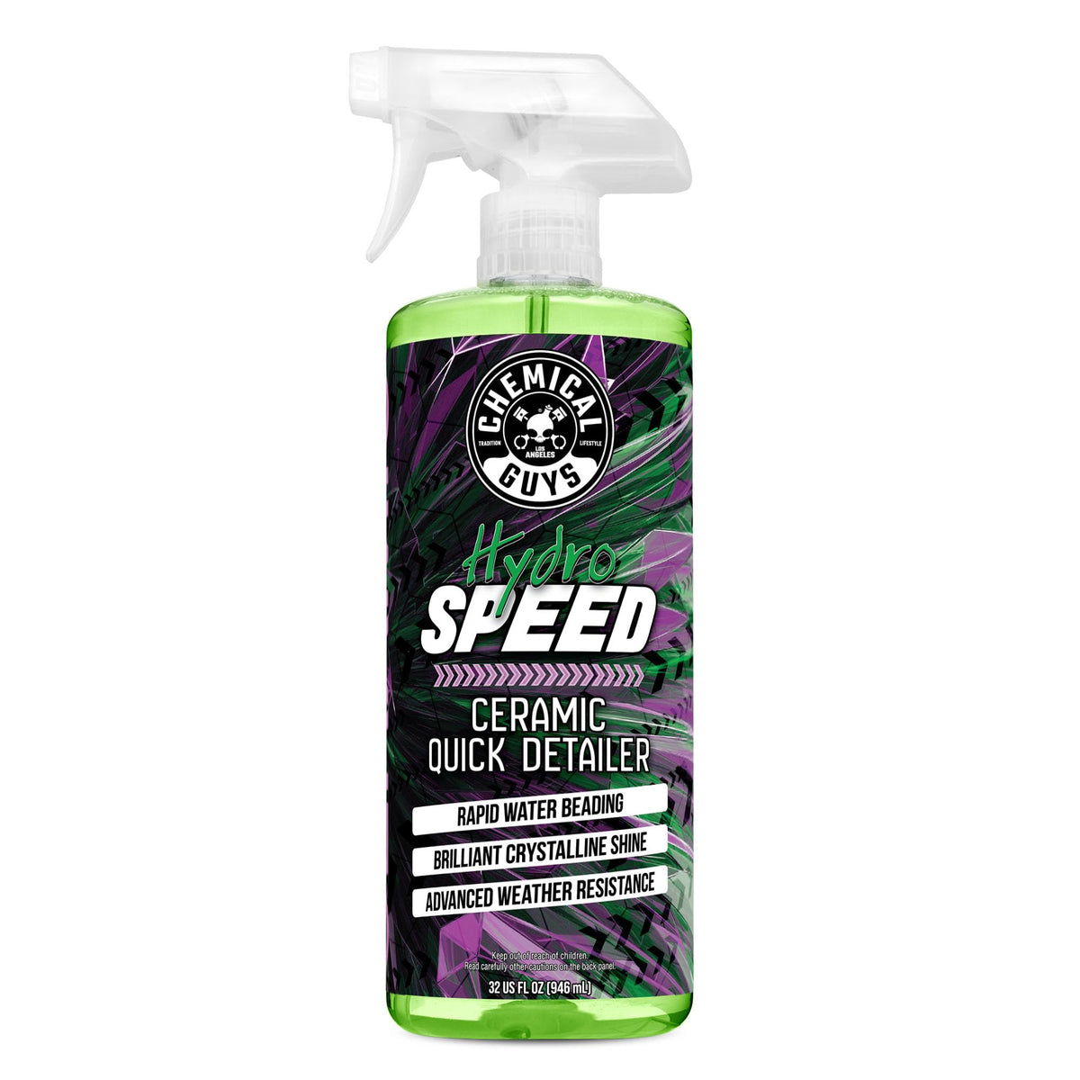 Chemical Guys bottle front view showing product and easy application benefit