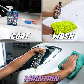 Chemical Guys at car show displaying finished vehicle sheen and visual impact benefit