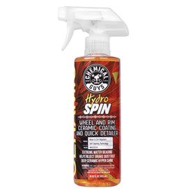 Chemical Guys HydroSpin front label showing product name and size for quick identification and benefit