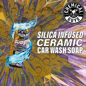 Chemical Guys after-wash glossy finish reflecting light for mirror shine