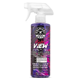 Chemical Guys HydroView front bottle showing product ready to clean glass