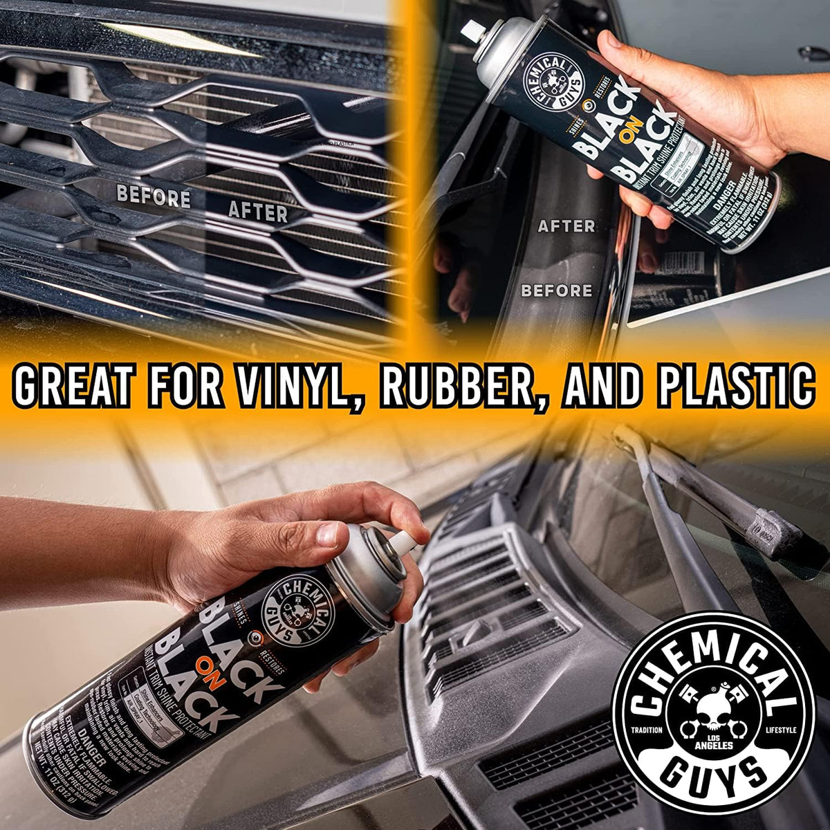 Chemical Guys used in driveway detailing setting showing quick professional results benefit