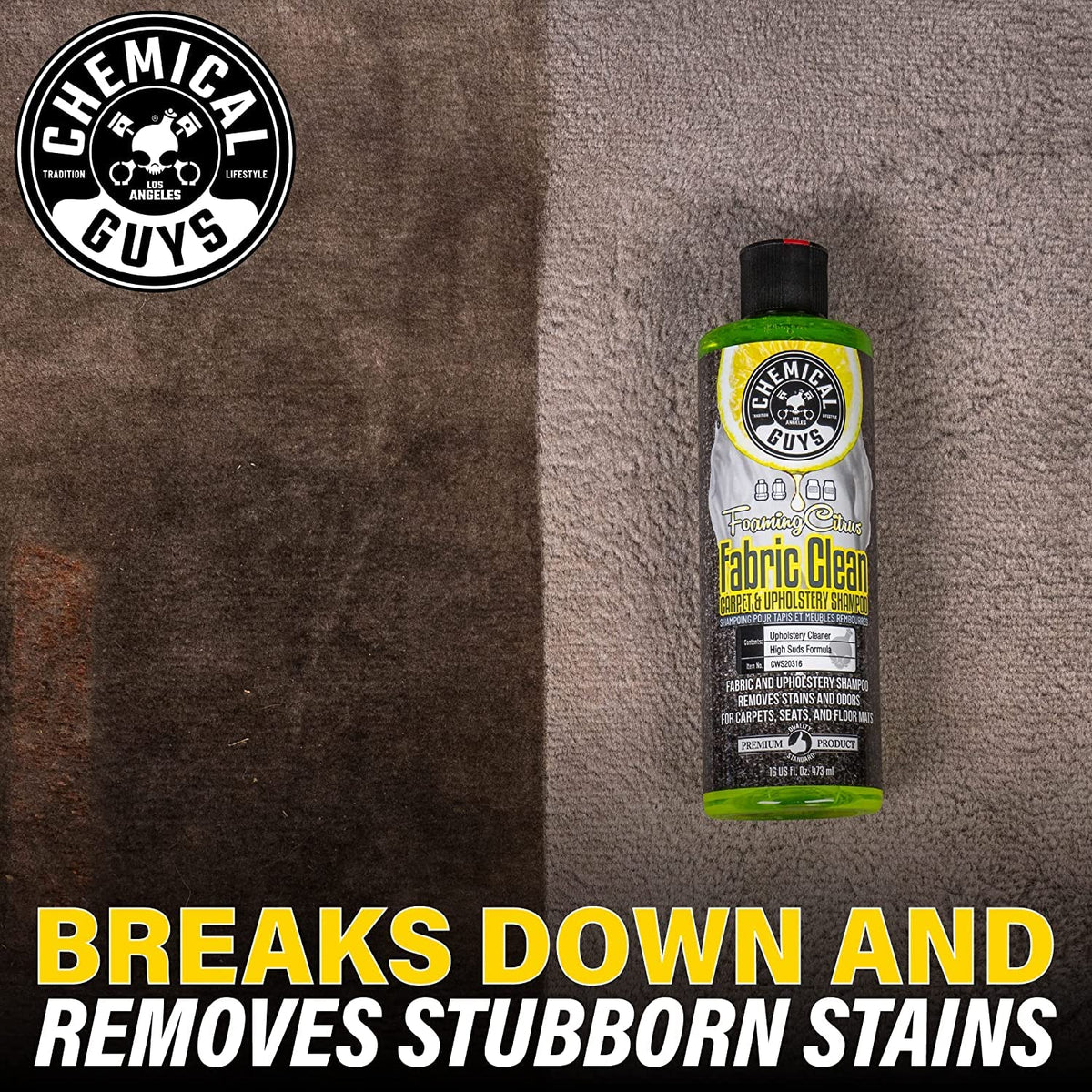 Chemical Guys cleaned car interior looking refreshed and odor-free