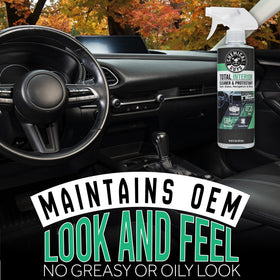 Chemical Guys product in clean car interior showing fresh scent and overall refresh benefit