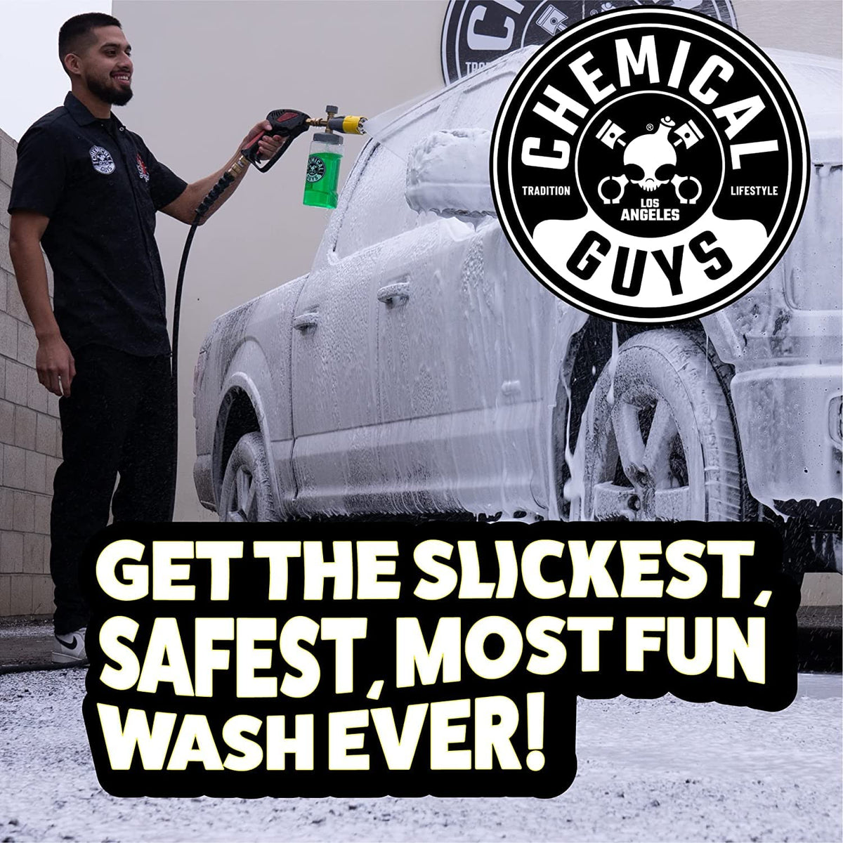 Chemical Guys lifestyle driveway wash setup delivers efficient, professional results