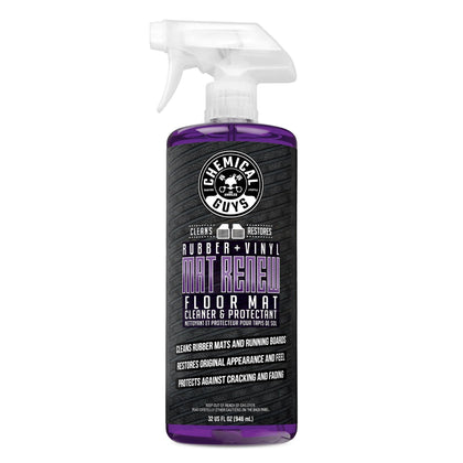 Chemical Guys Mat Renew front label showing product and benefits