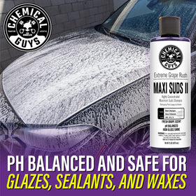 Chemical Guys rich foam close-up demonstrating thick suds benefit