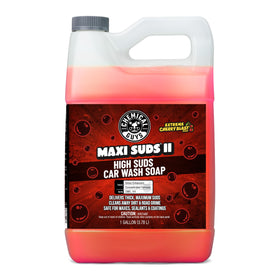 Chemical Guys Maxi Suds II front label showing product benefits and size