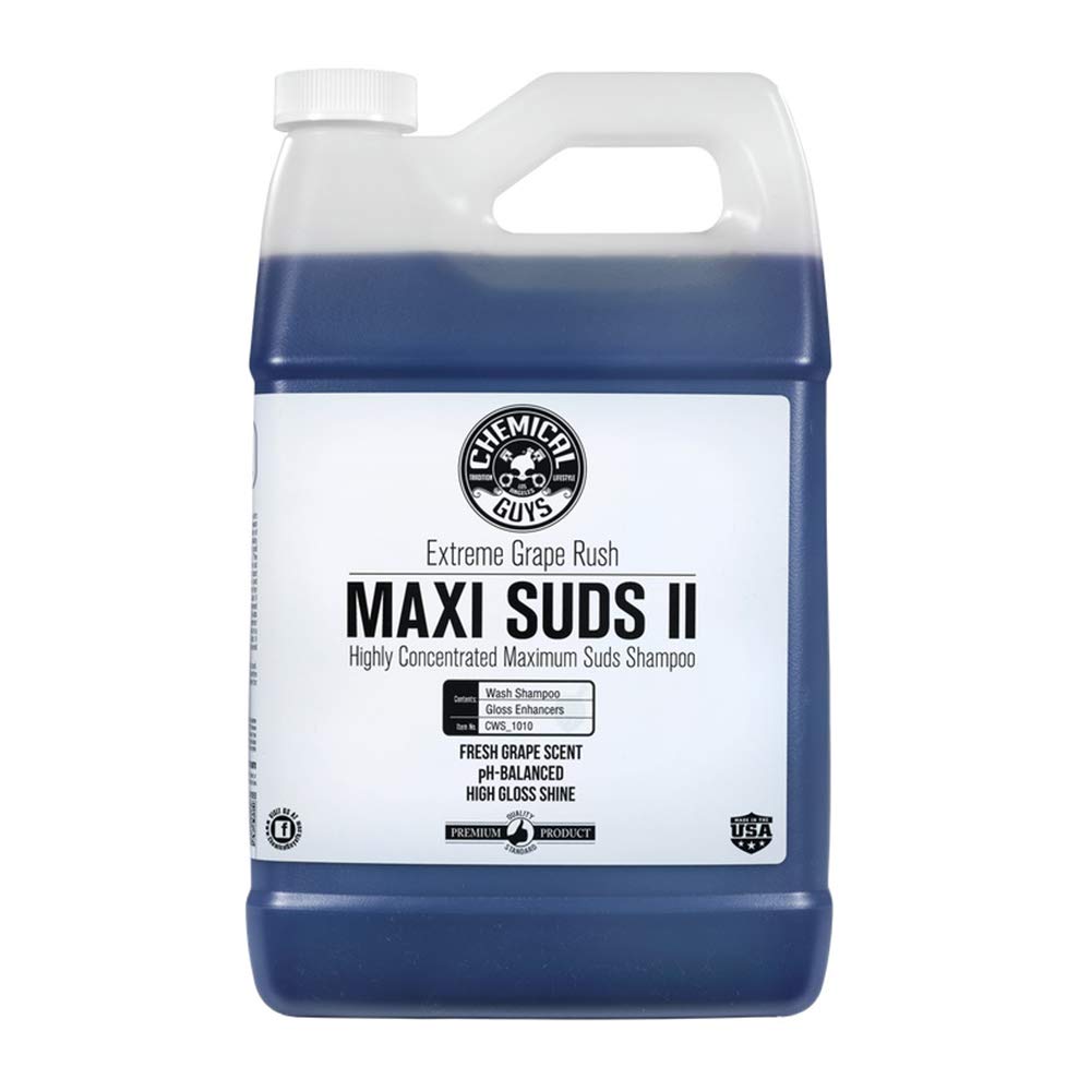 Chemical Guys gallon bottle front label showing product and scent