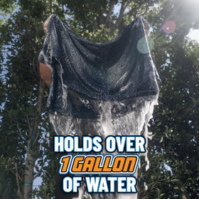 Chemical Guys folded Megalodon towel demonstrating large 24x36 inch coverage for efficiency