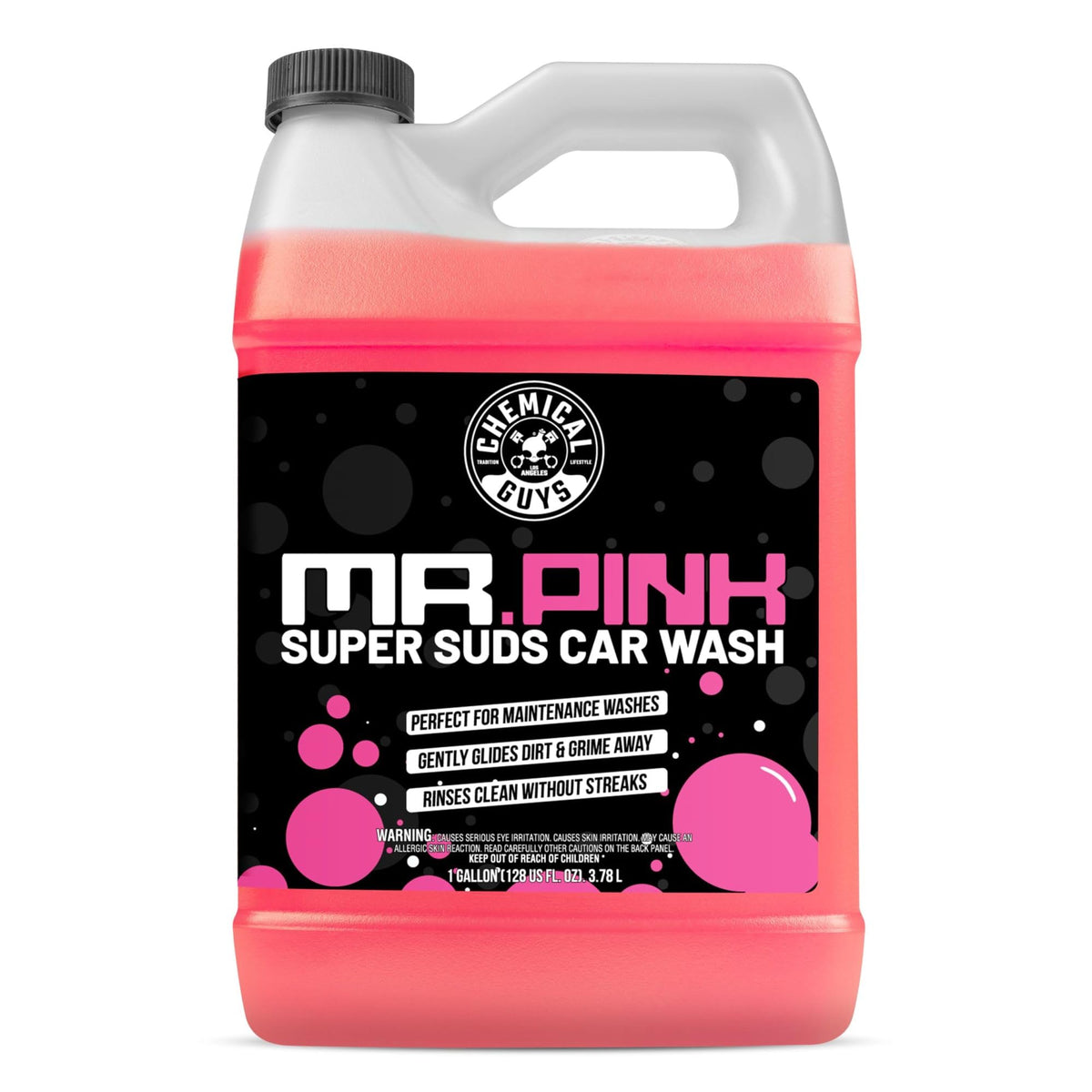 Chemical Guys Mr. Pink front packaging showing product and volume benefit