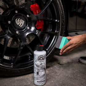 Chemical Guys being applied to dashboard for rejuvenated appearance