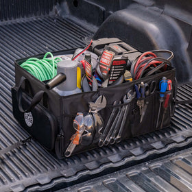 Chemical Guys organizer holding groceries and sports gear for versatile use